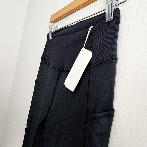 Neiwai Active Black Ski Leggings Base Layer Performance Pants Medium 4 NWT - Picture 8 of 16